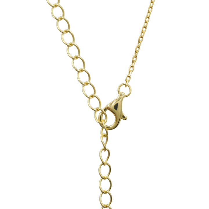 Turquoise Heart Necklace with White Crystal Pave