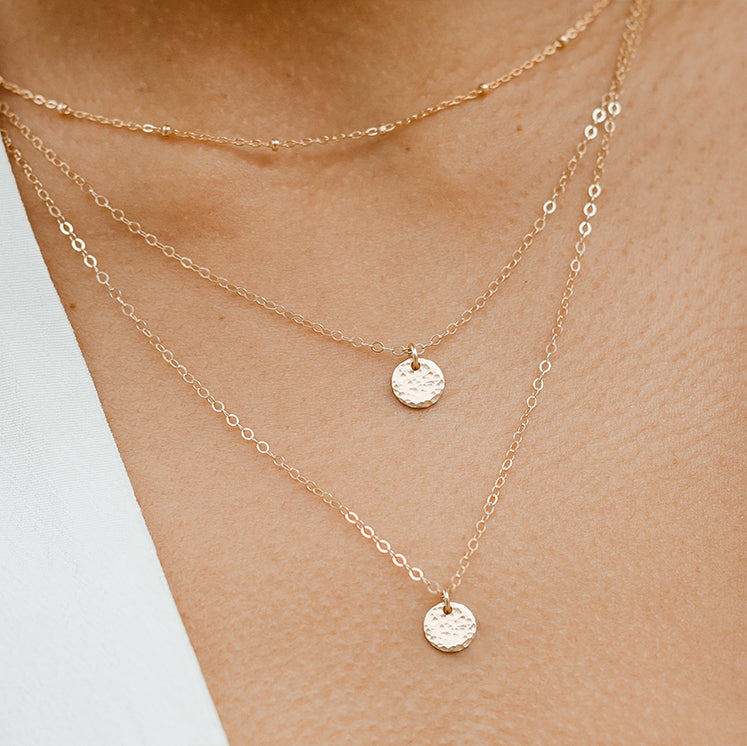 Dainty Dot Necklace Set