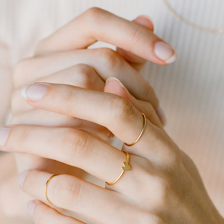 Mini Heart Stacking Ring