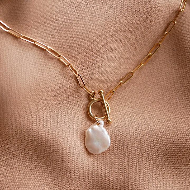Pearl Toggle Necklace