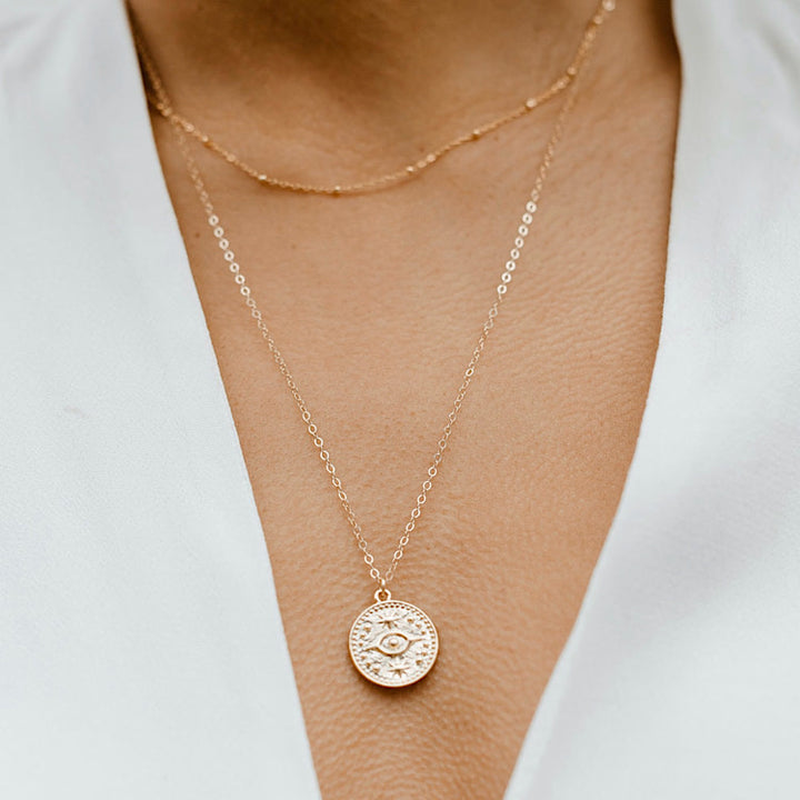 Third Eye Coin Necklace