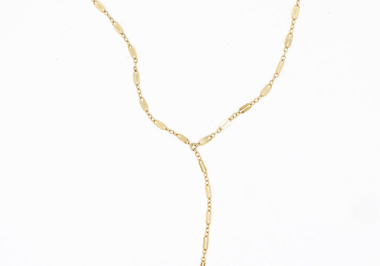 Lace Chain Lariat Necklace