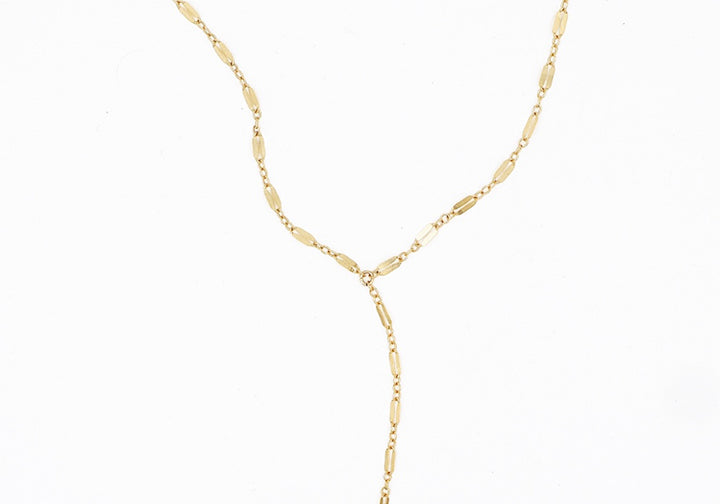 Lace Chain Lariat Necklace