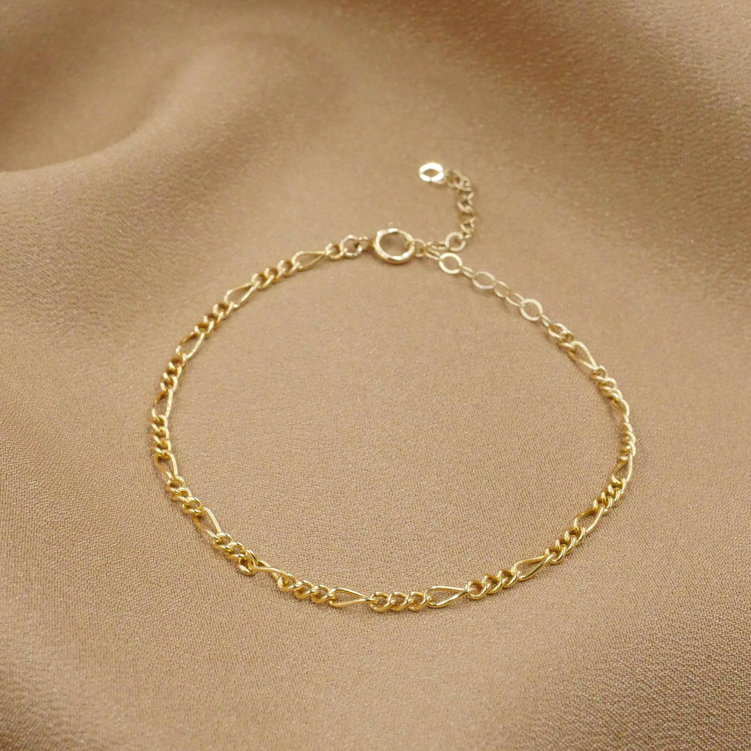 Large Figaro Chain Bracelet