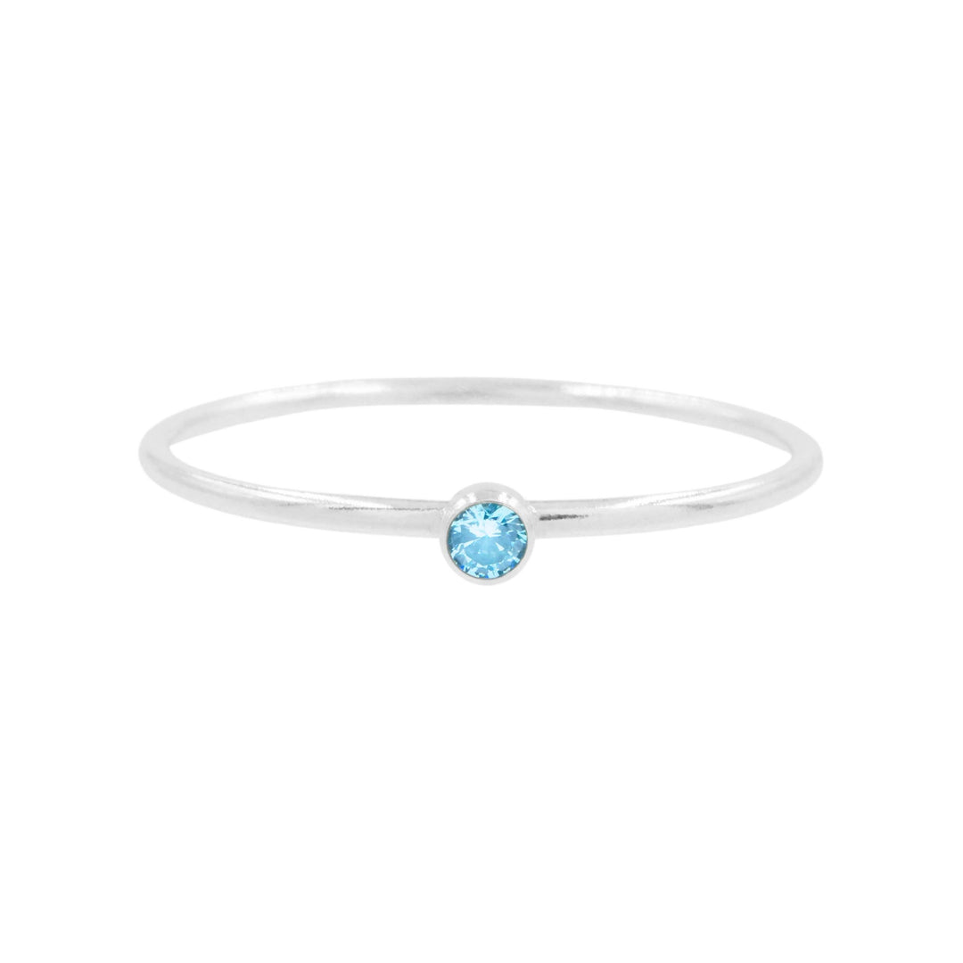 March Birthstone Ring