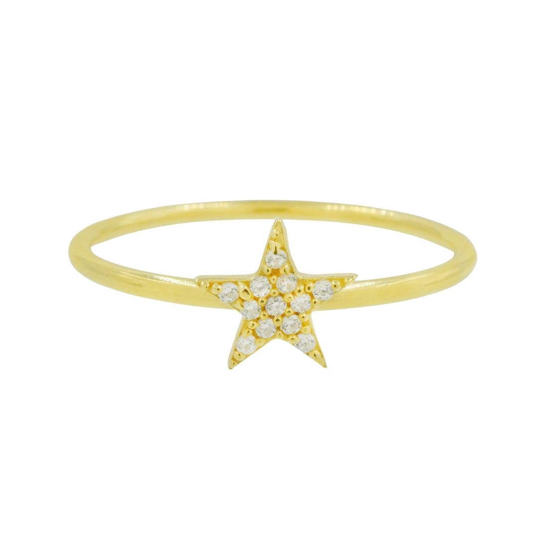 Mini CZ Star Stacking Ring