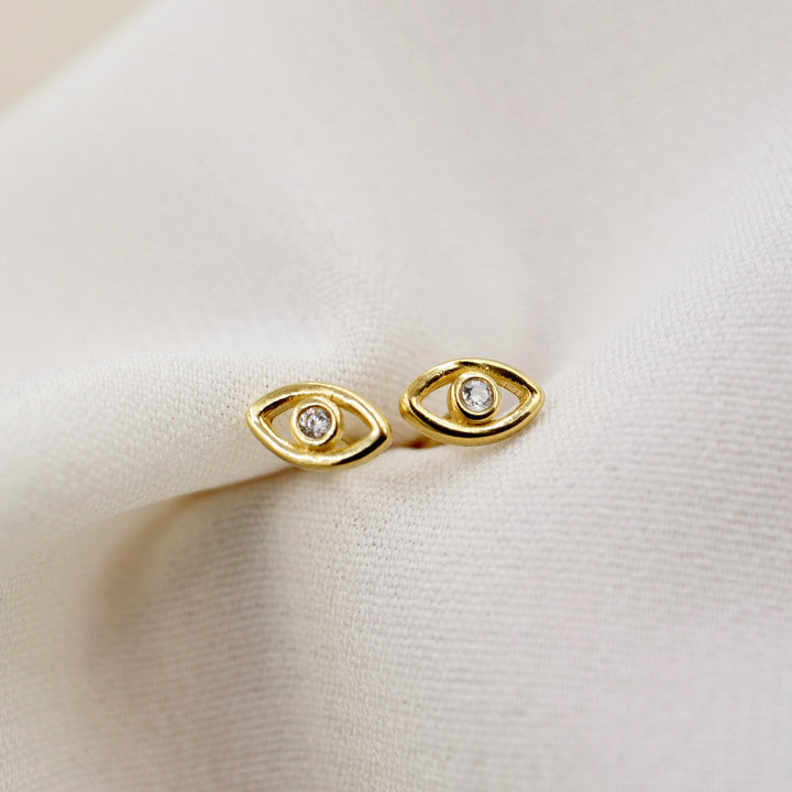 Mini Evil Eye Studs