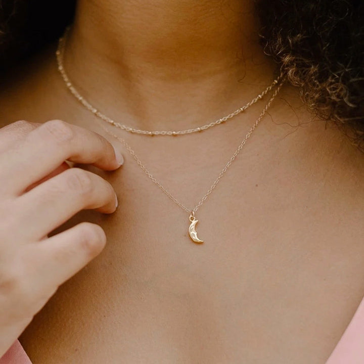 Mini Moon Necklace