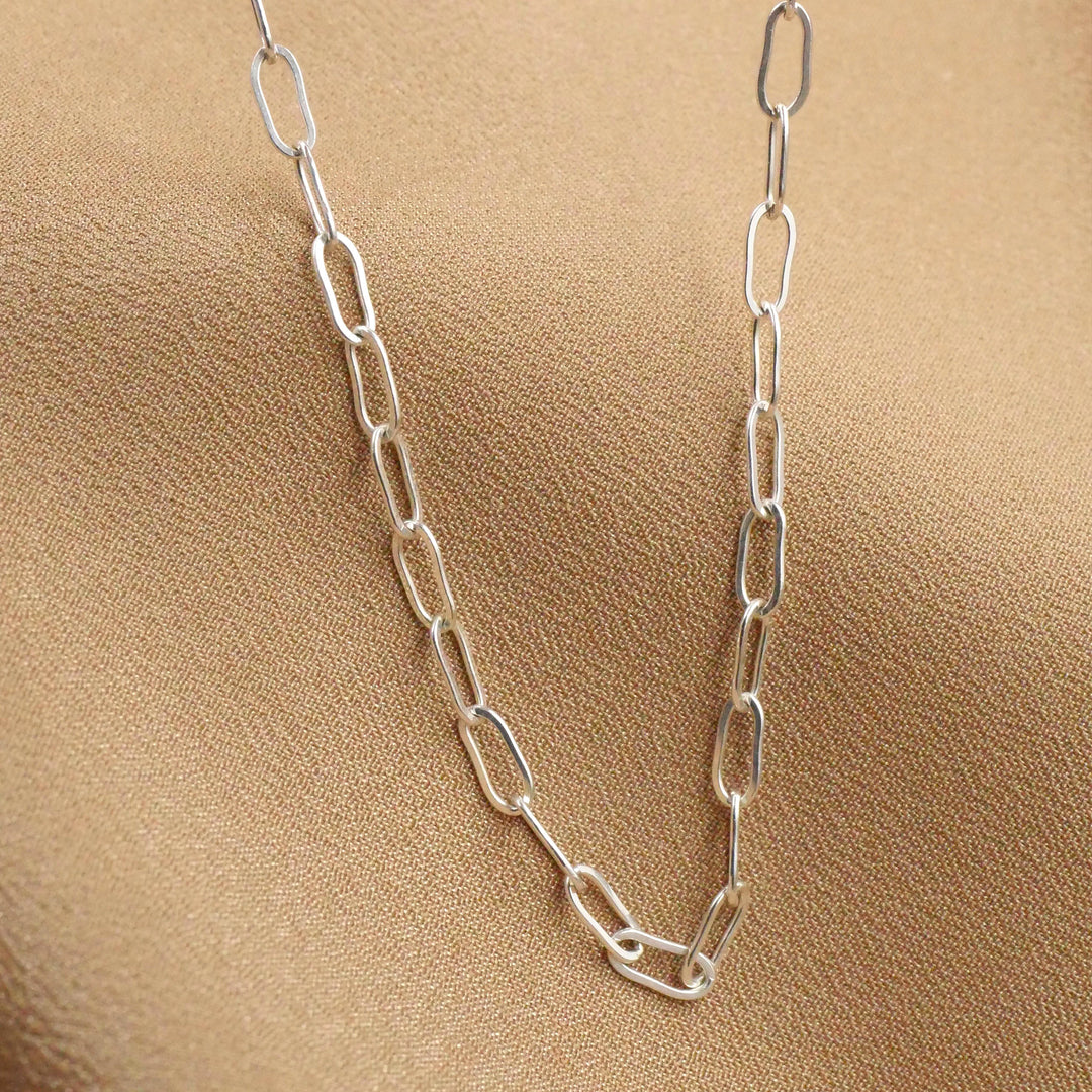 Mini Paperclip Chain Necklace