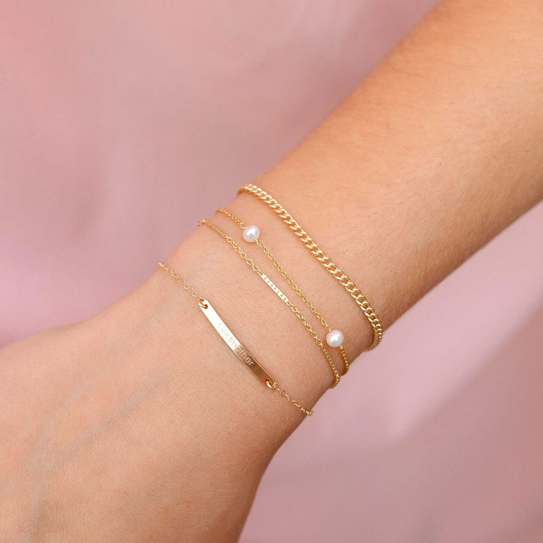 Modern Pearl Bracelet