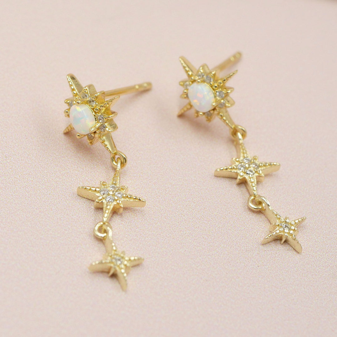 Northstar Opal Drop Earrings