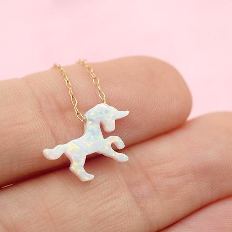 Girls' Dazzling Unicorn Sterling Silver Necklace - In Season Jewelry :  Target