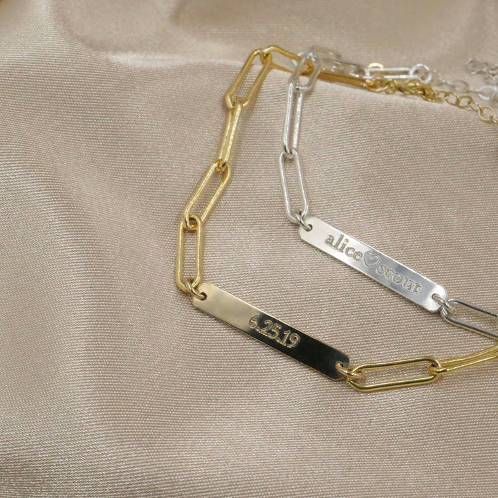 Paperclip ID Bracelet