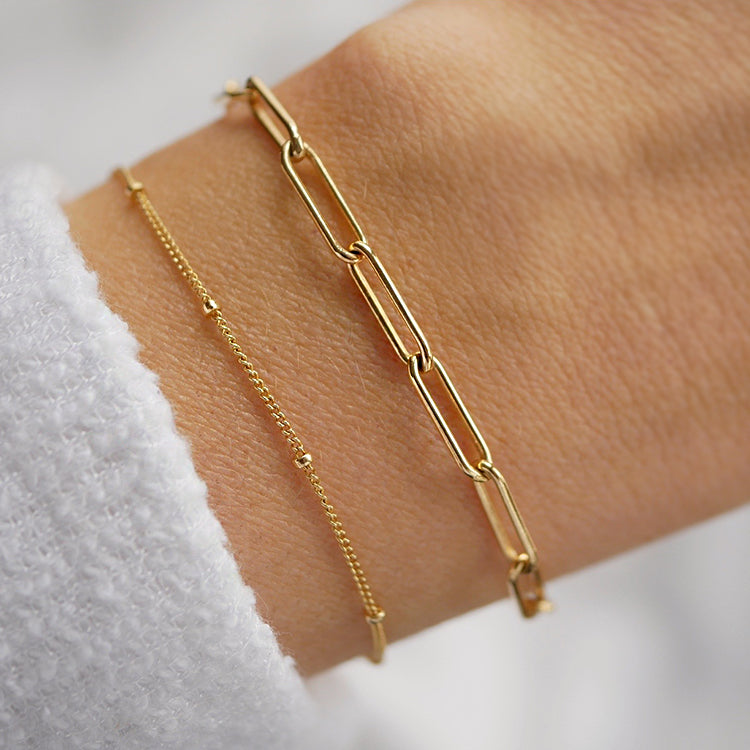 Paperclip Chain Bracelet