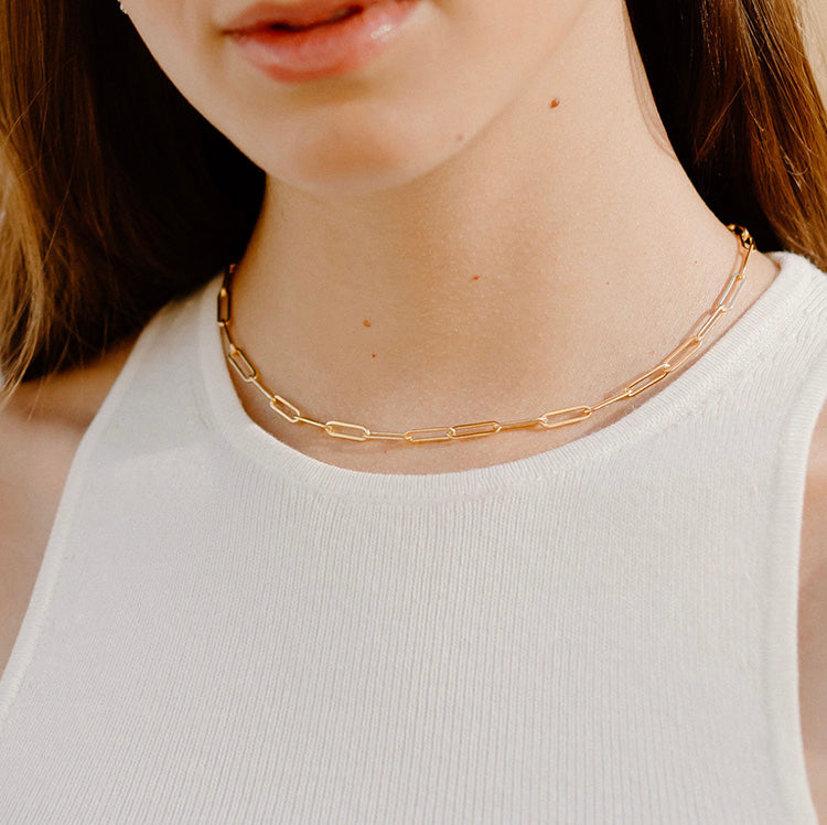 Paperclip Chain Necklace