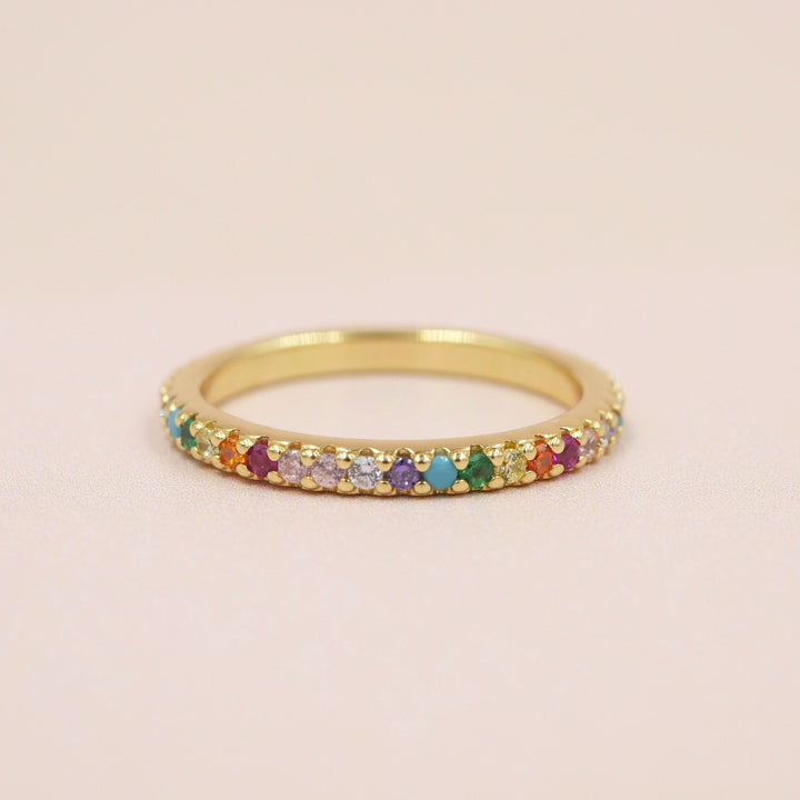 Rainbow Pave Band