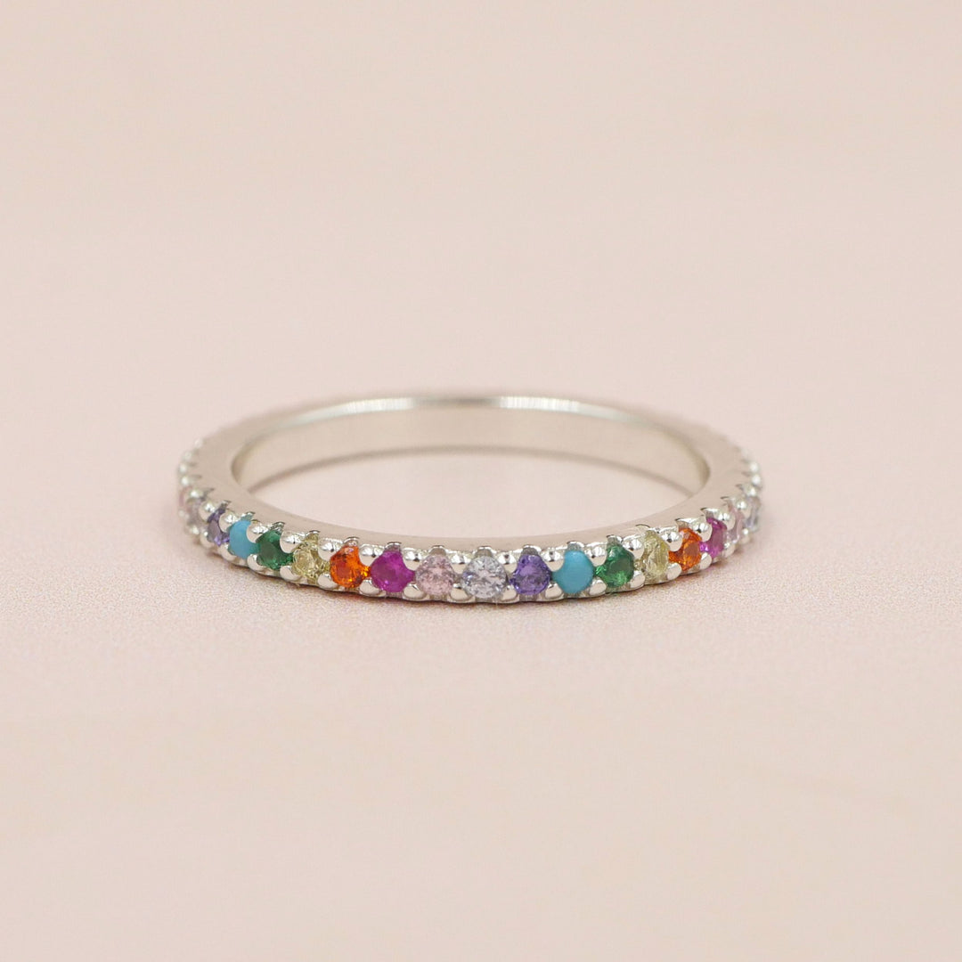 Rainbow Pave Band