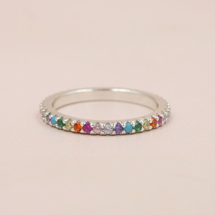 Rainbow Pave Band