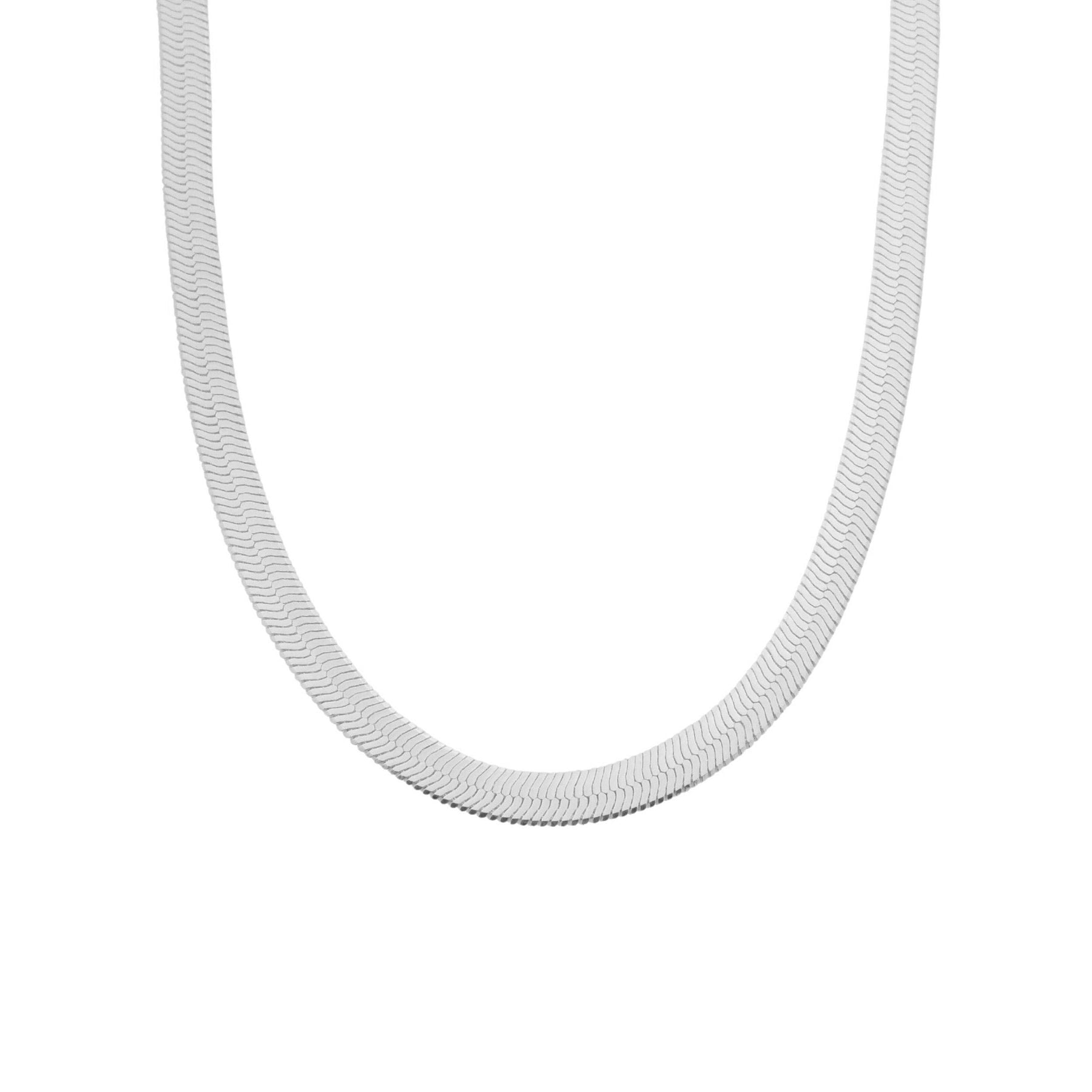 Herringbone Chain Necklace 14kt Gold Filled Herringbone Amanda Deer Jewelry