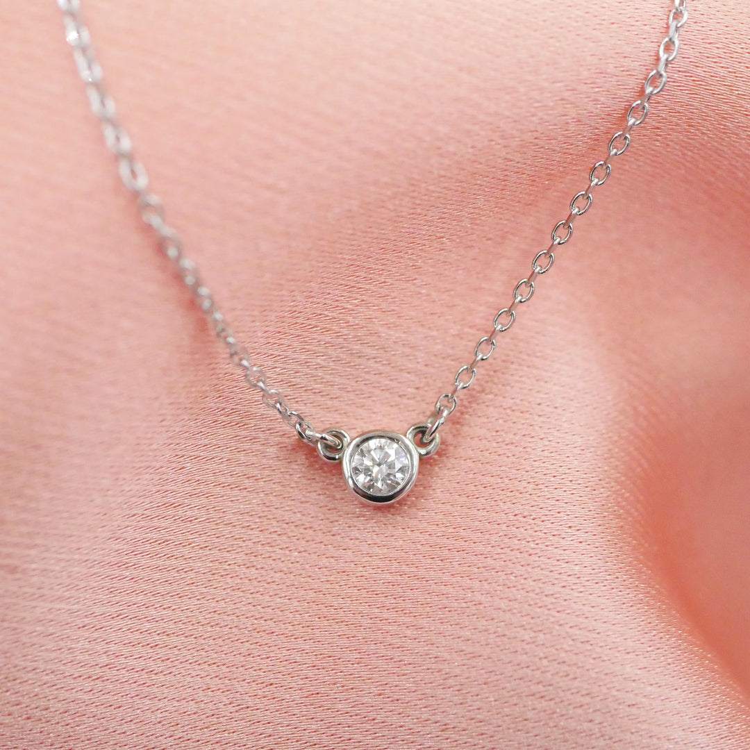 Diamond Solitaire Necklace