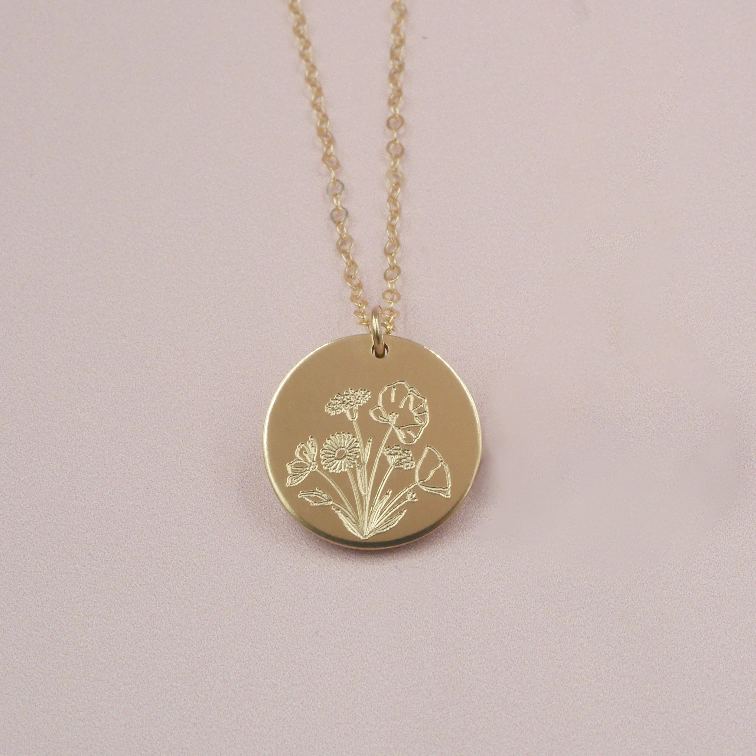 Wildflower Necklace in Gold or Silver Amanda Deer Jewelry
